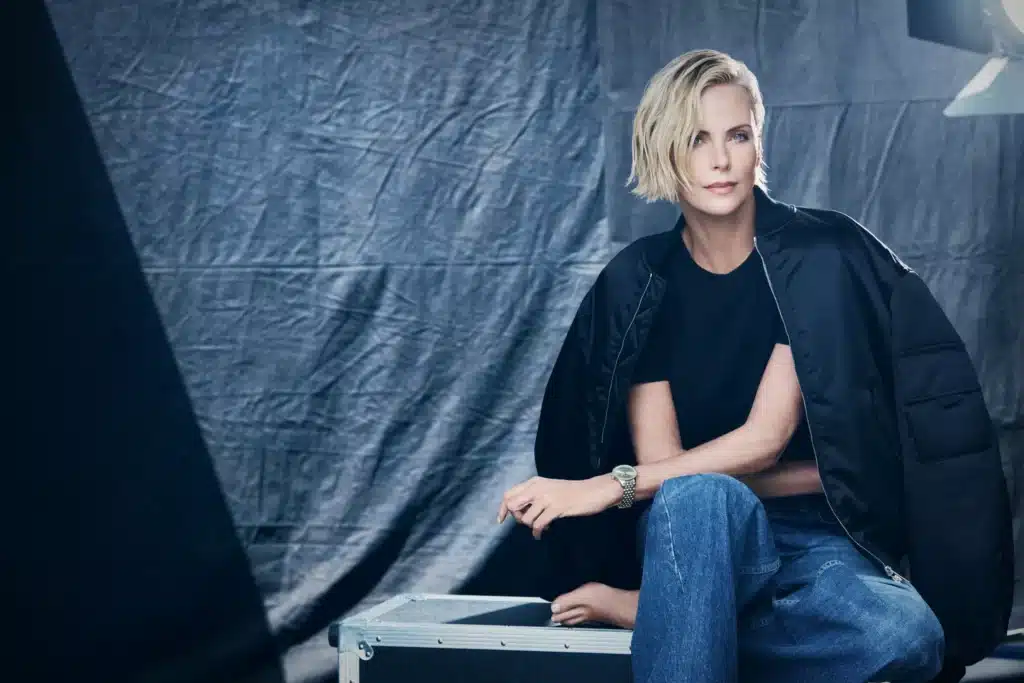 charlize theron breitling navitimer